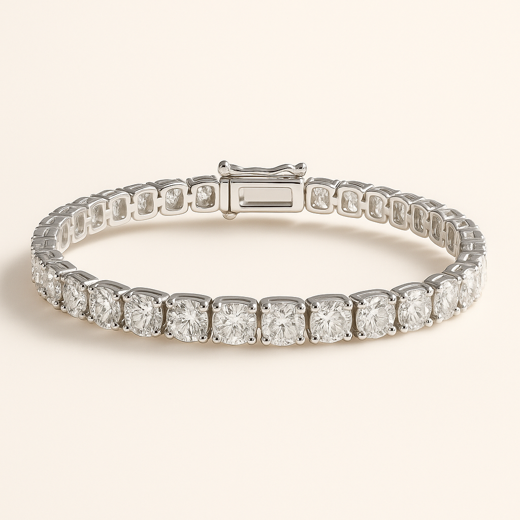 The Flame | Diamond Tennis Bracelet (4mm, 10.25ctw)