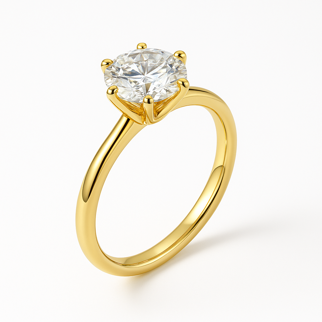 Solitaire Round | 3ct Diamond Engagement Ring