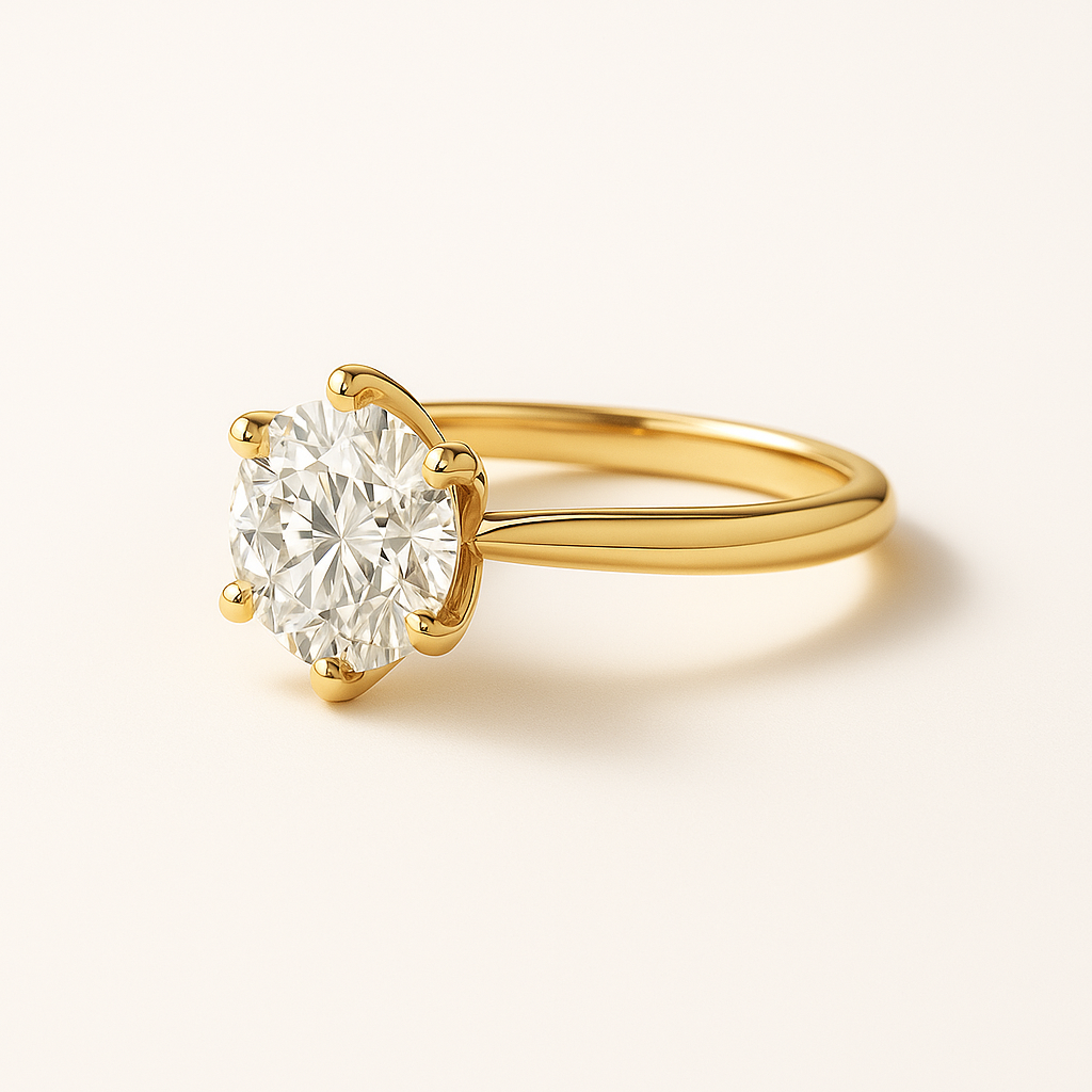 Solitaire Round | 3ct Diamond Engagement Ring