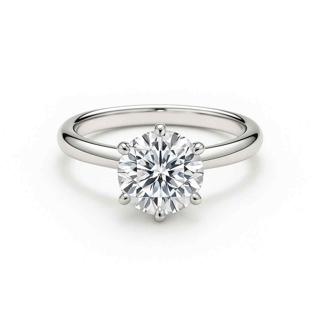 Solitaire Round | 3ct Diamond Engagement Ring