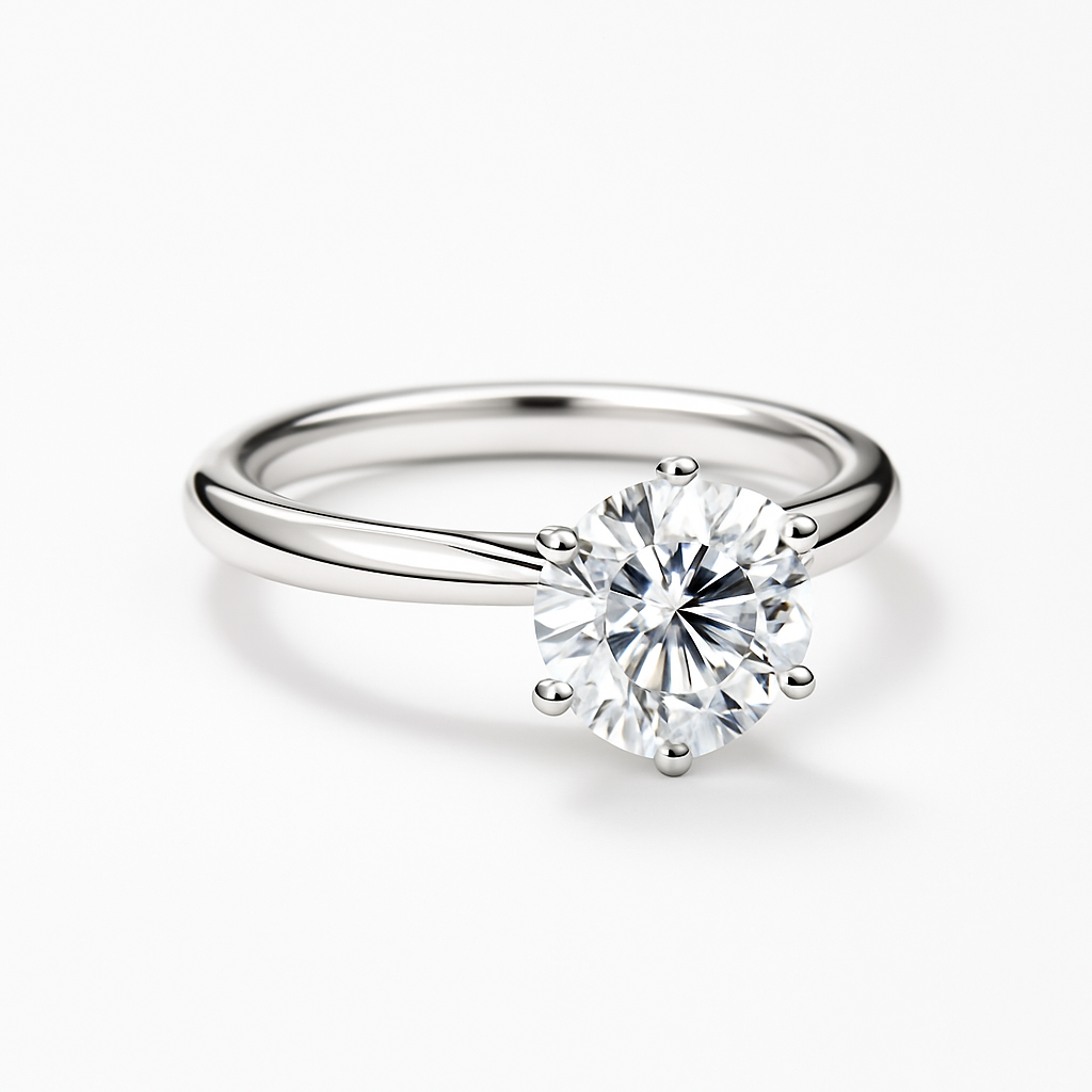 Solitaire Round | 3ct Diamond Engagement Ring