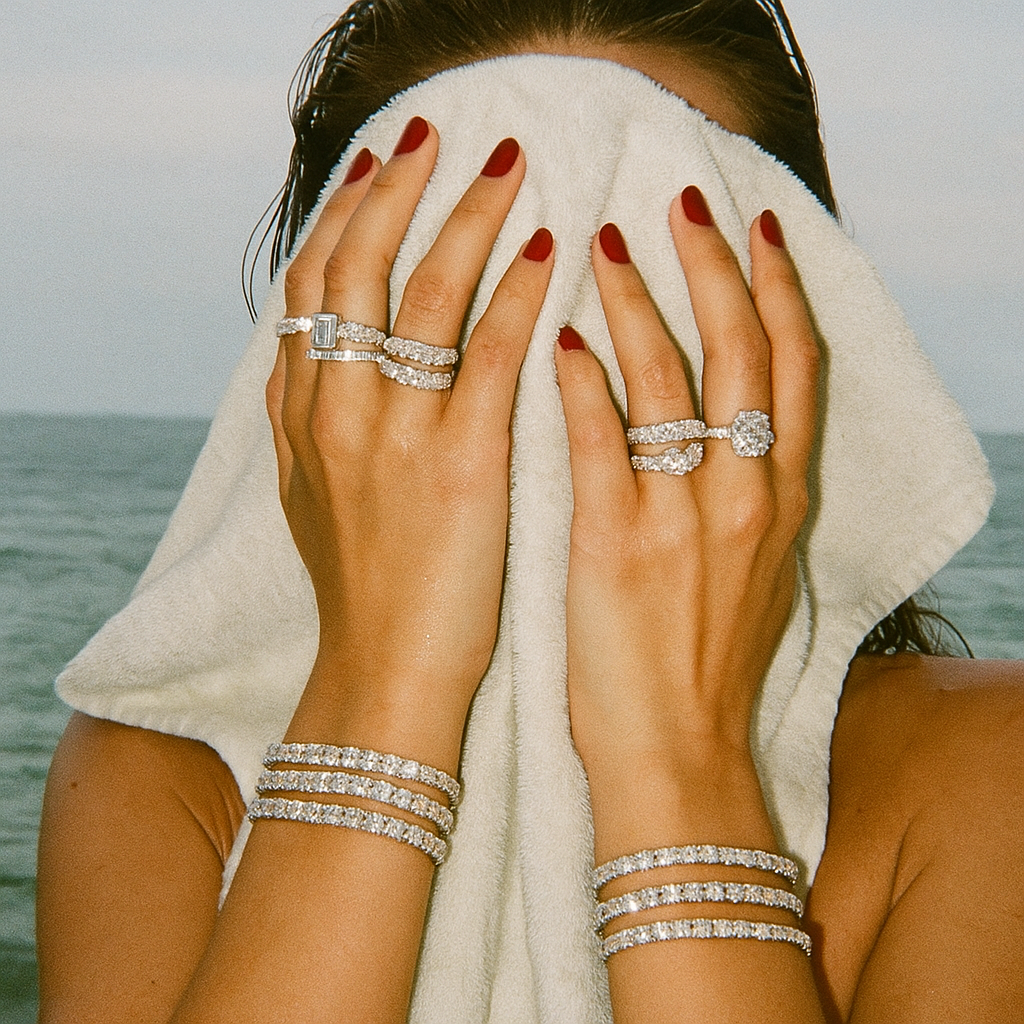 The Flame | Diamond Tennis Bracelet (4mm, 10.25ctw)