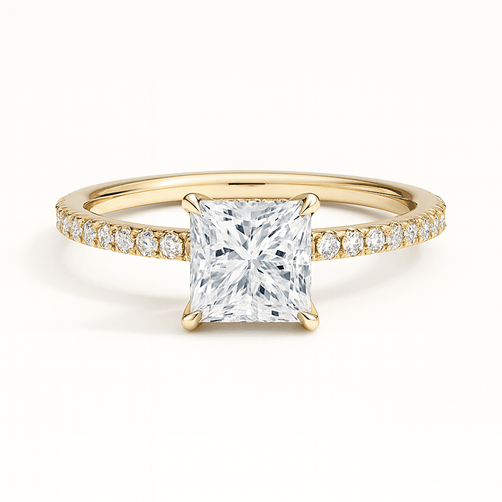 Secret Aura Halo Princess 1ct Diamond