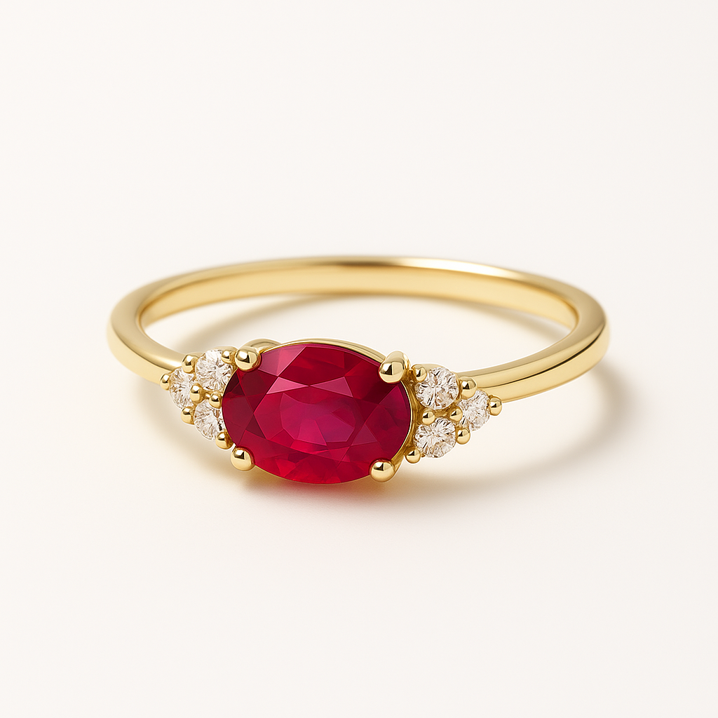 Cherry Bomb | Ruby Stackable Ring