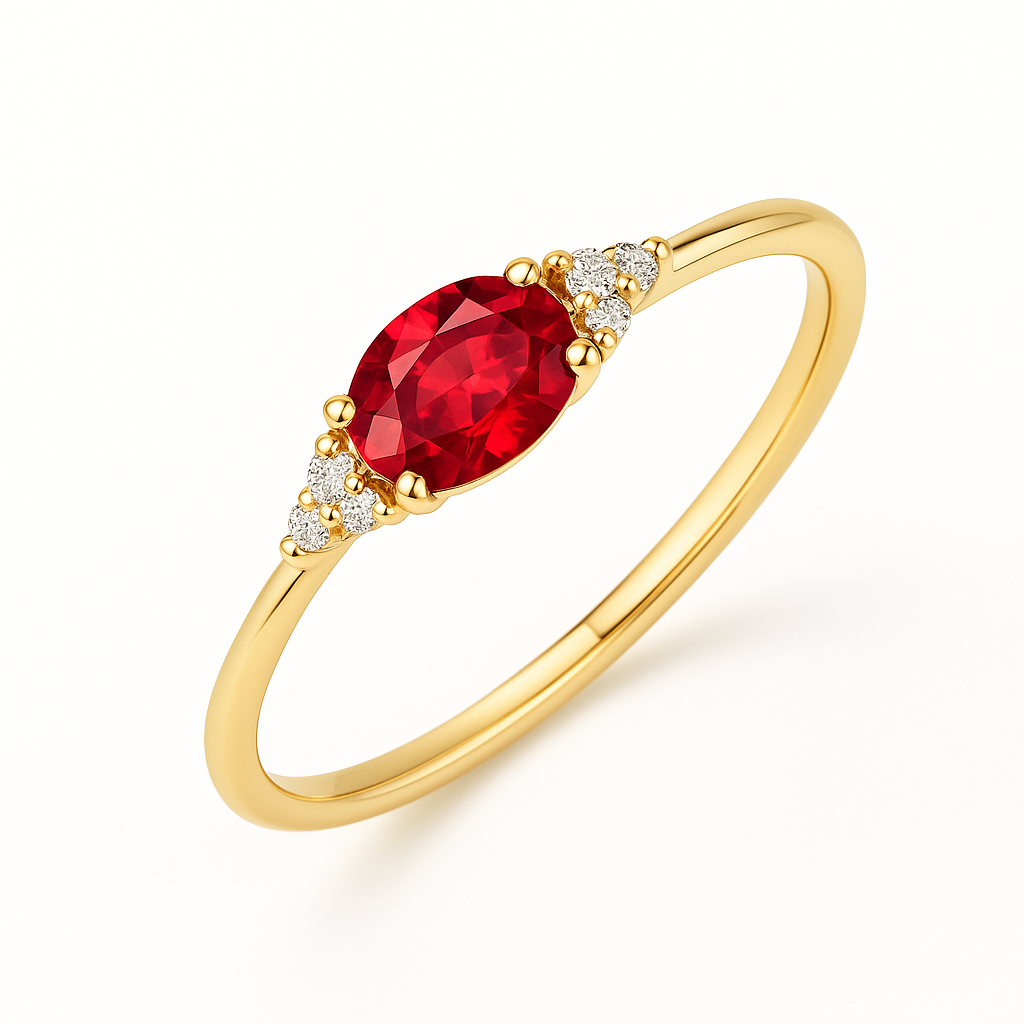 Cherry Bomb | Ruby Stackable Ring