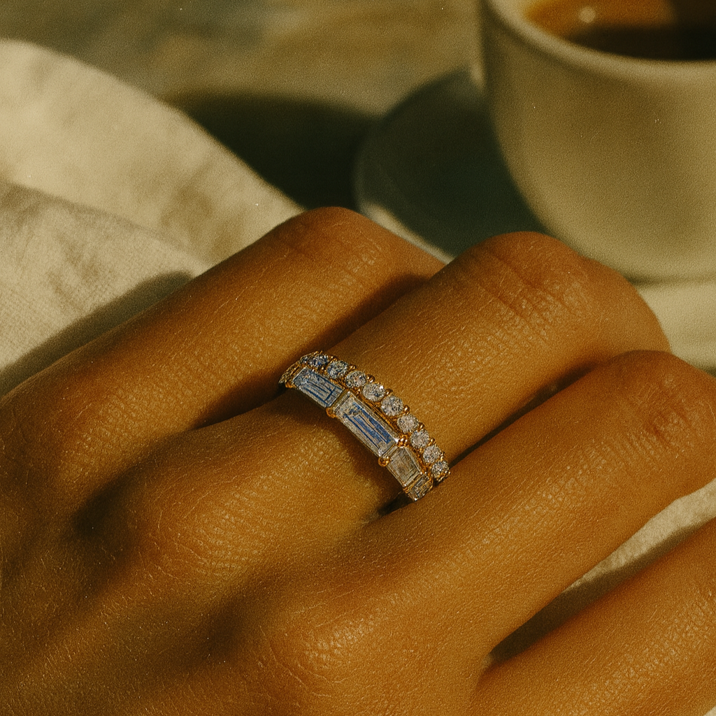 Twice as Iced | Stackable Ring