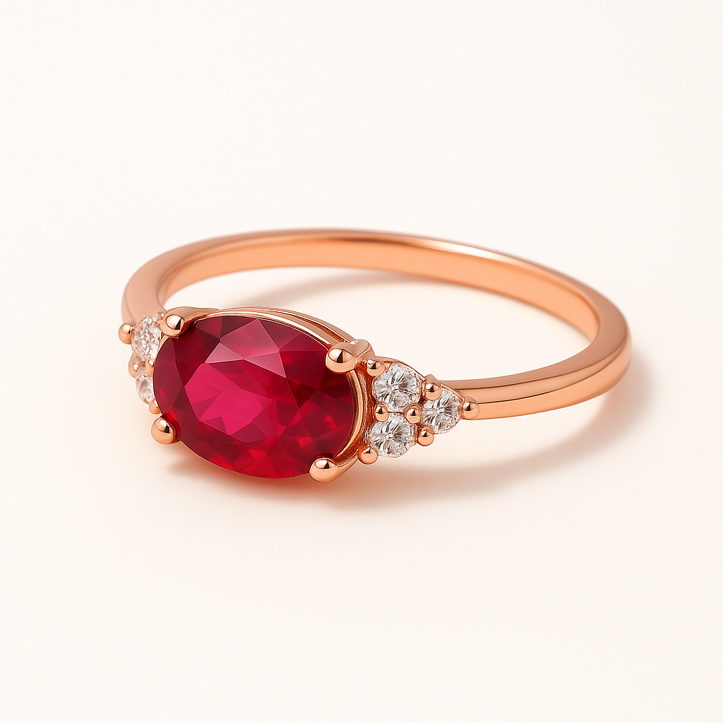 Cherry Bomb | Ruby Stackable Ring