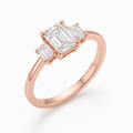 Ellie Emerald | 3ct Diamond Ring