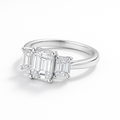 Ellie Emerald | 3ct Diamond Ring