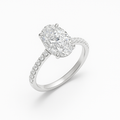 Josie Oval | 3ct Diamond Ring