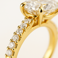 Josie Oval | 3ct Diamond Ring