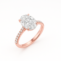 Josie Oval | 3ct Diamond Ring