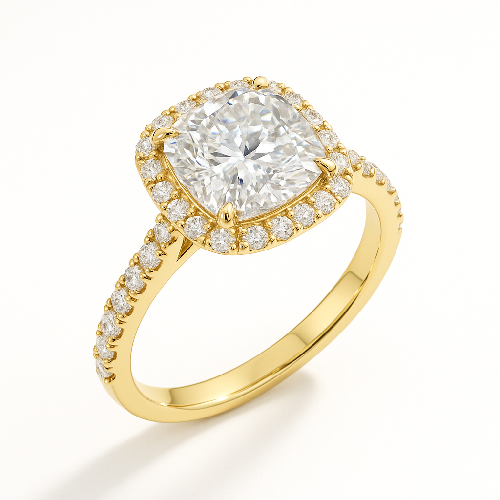 Poppy Cushion | 3ct Diamond Ring