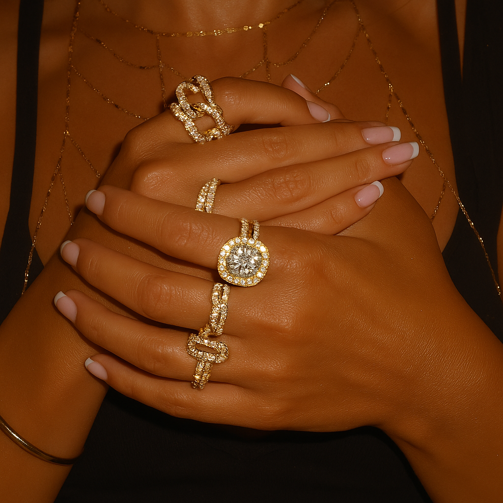 Halo Pavé Round | 3ct Diamond Engagement Ring