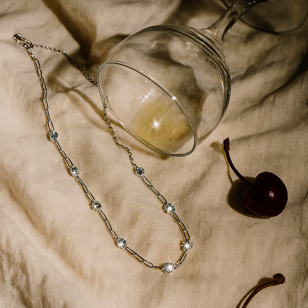 Paperclip Diamond Necklace