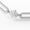 Paperclip Diamond Necklace