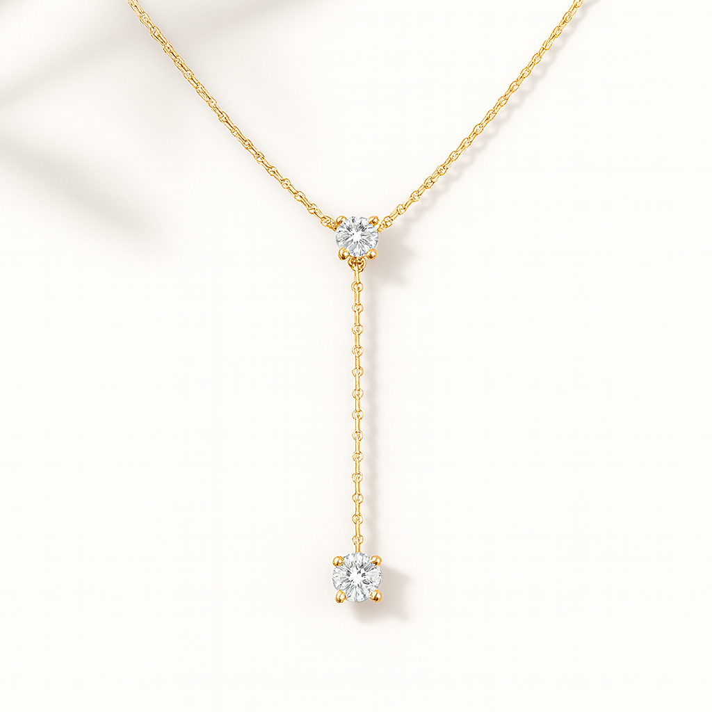 Lariat Diamond Necklace