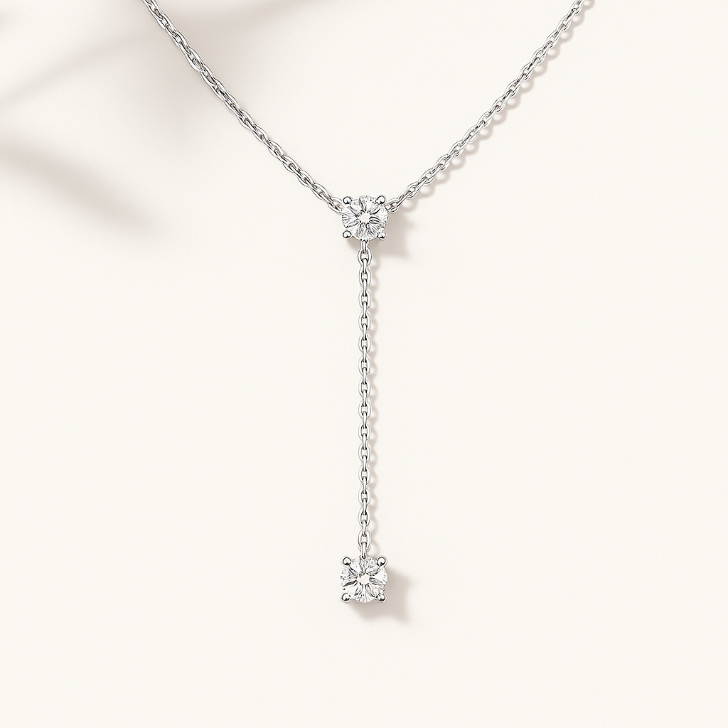 Lariat Diamond Necklace