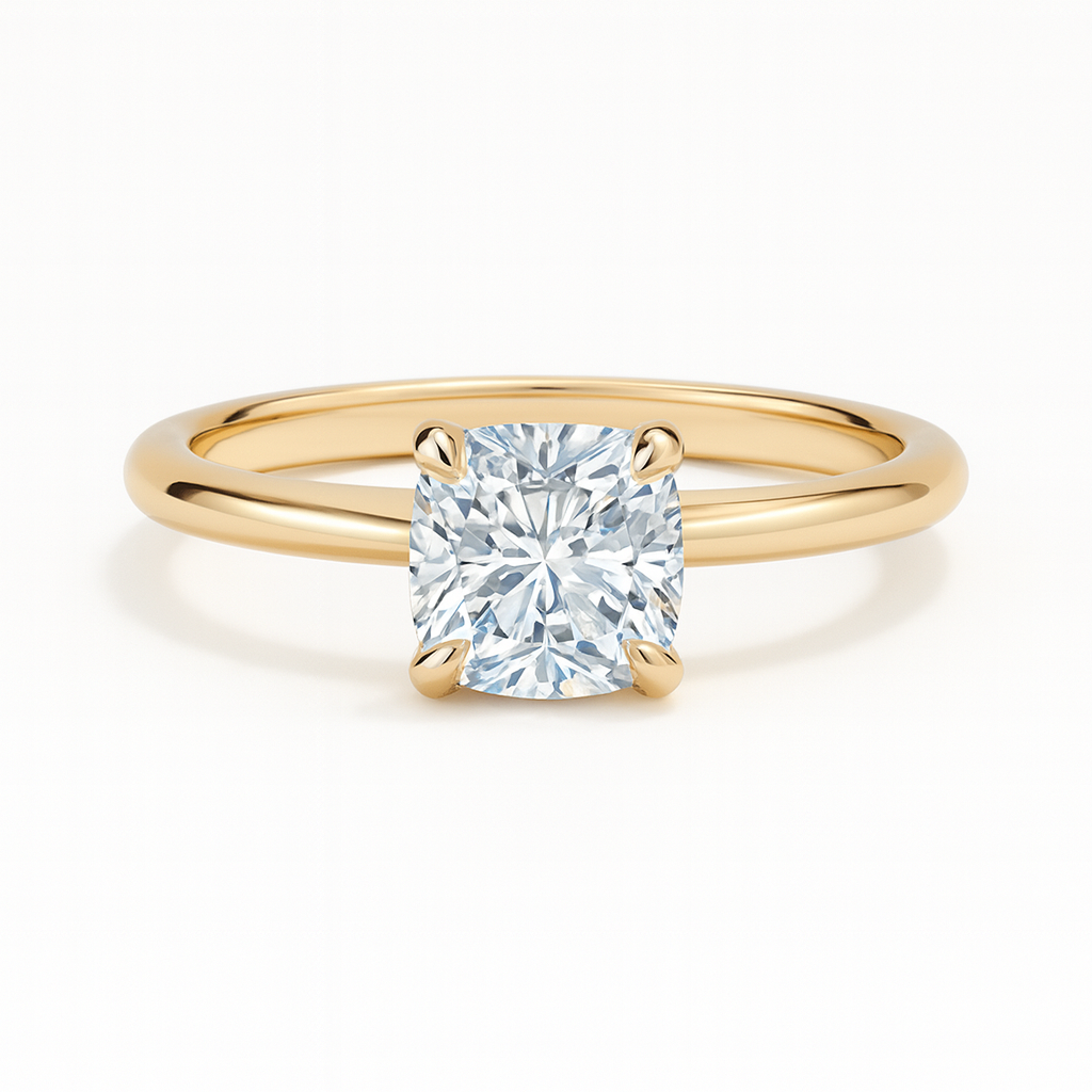 Elodie Cushion Glow Solitaire 1ct Diamond
