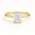 Elodie Emerald Glow Solitaire 1ct Diamond