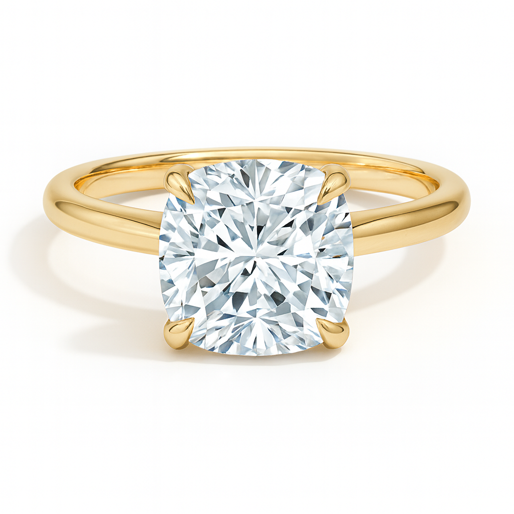 Elodie Cushion Glow Solitaire 3ct Diamond
