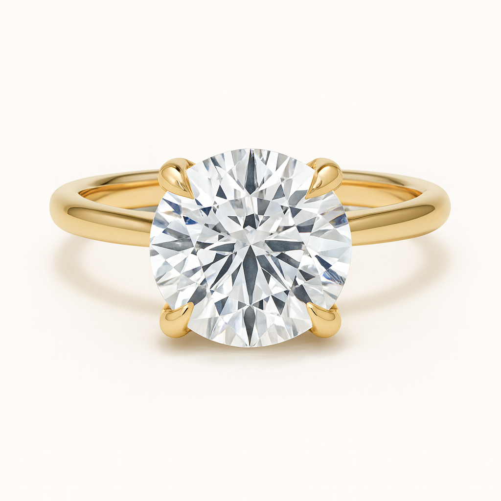 Elodie Round Glow Solitaire 3ct Diamond