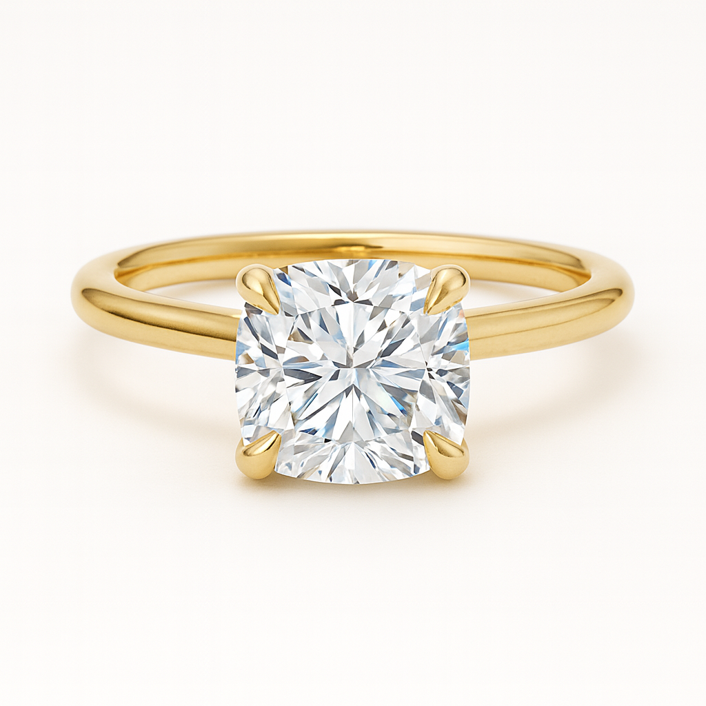 Elodie Cushion Glow Solitaire 2ct Diamond