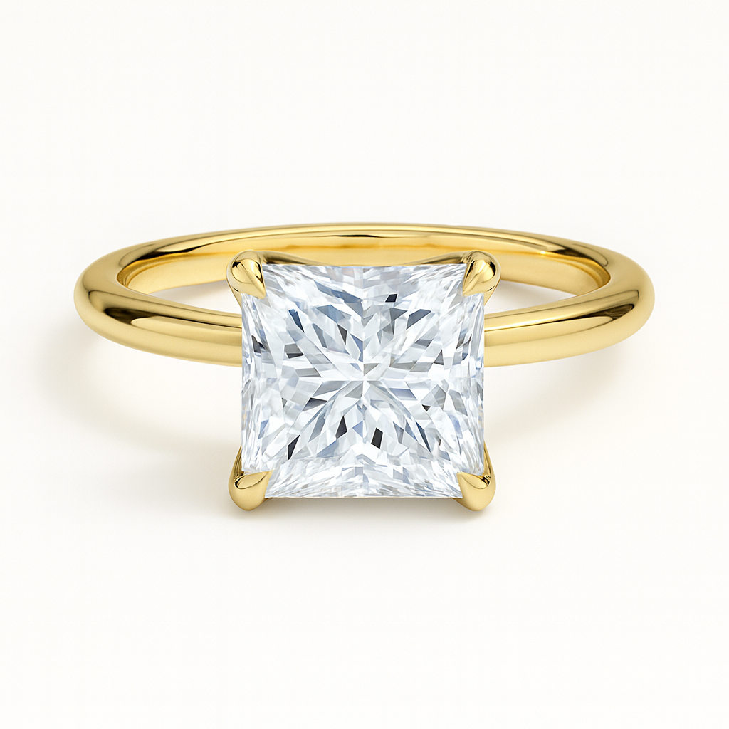 Elodie Princess Glow Solitaire 2ct Diamond