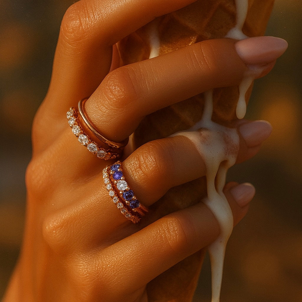 Midnight Mischief | Tanzanite Stackable Ring