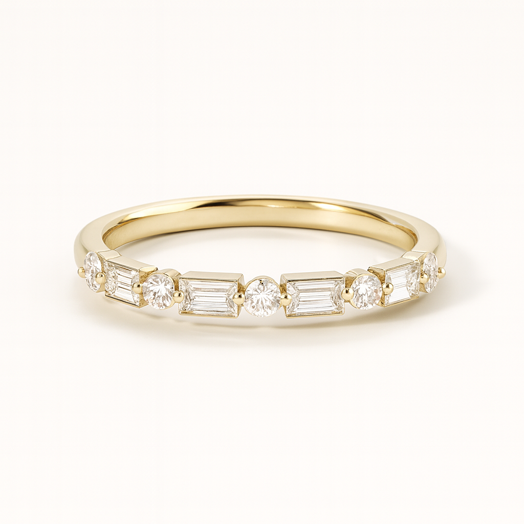 Floating Flicker Diamond Band