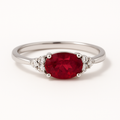 Cherry Bomb | Ruby Stackable Ring