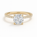 Secret Aura Halo Cushion 1ct Diamond