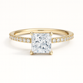 Secret Aura Halo Princess 1ct Diamond