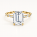 Secret Aura Halo Emerald 2ct Diamond