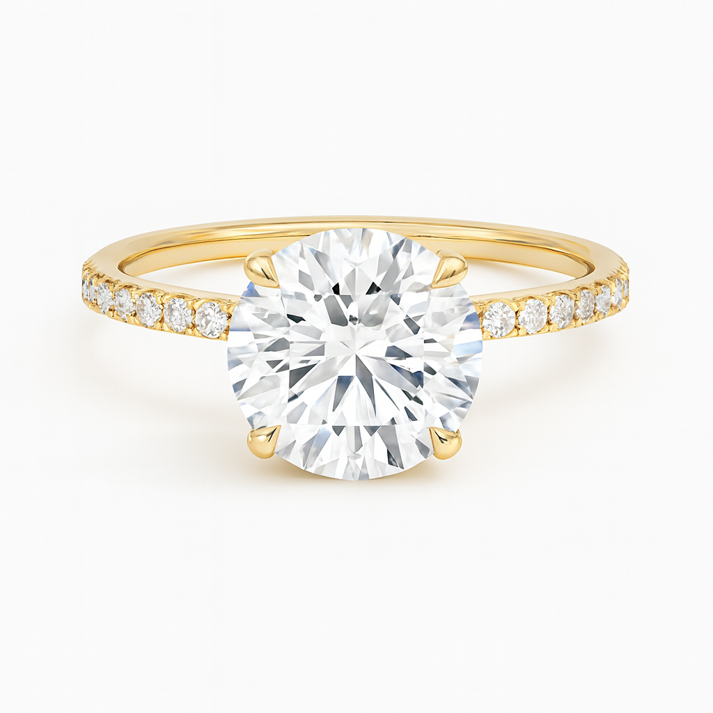 Secret Aura Halo Round 2ct Diamond