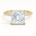Secret Aura Halo Princess 3ct Diamond