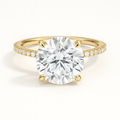 Secret Aura Halo Round 3ct Diamond