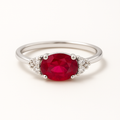 Cherry Bomb | Ruby Stackable Ring