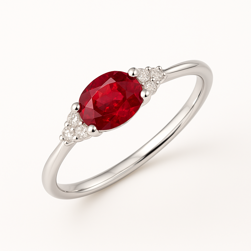 Cherry Bomb | Ruby Stackable Ring