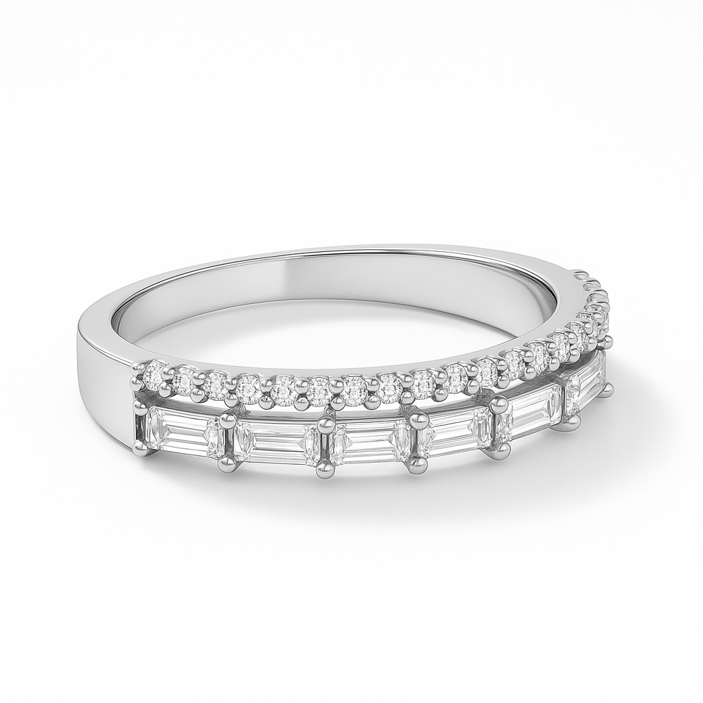 Twice as Iced | Stackable Ring