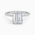 Secret Aura Halo Emerald 2ct Diamond
