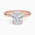 Elodie Oval Glow Solitaire 1ct Diamond
