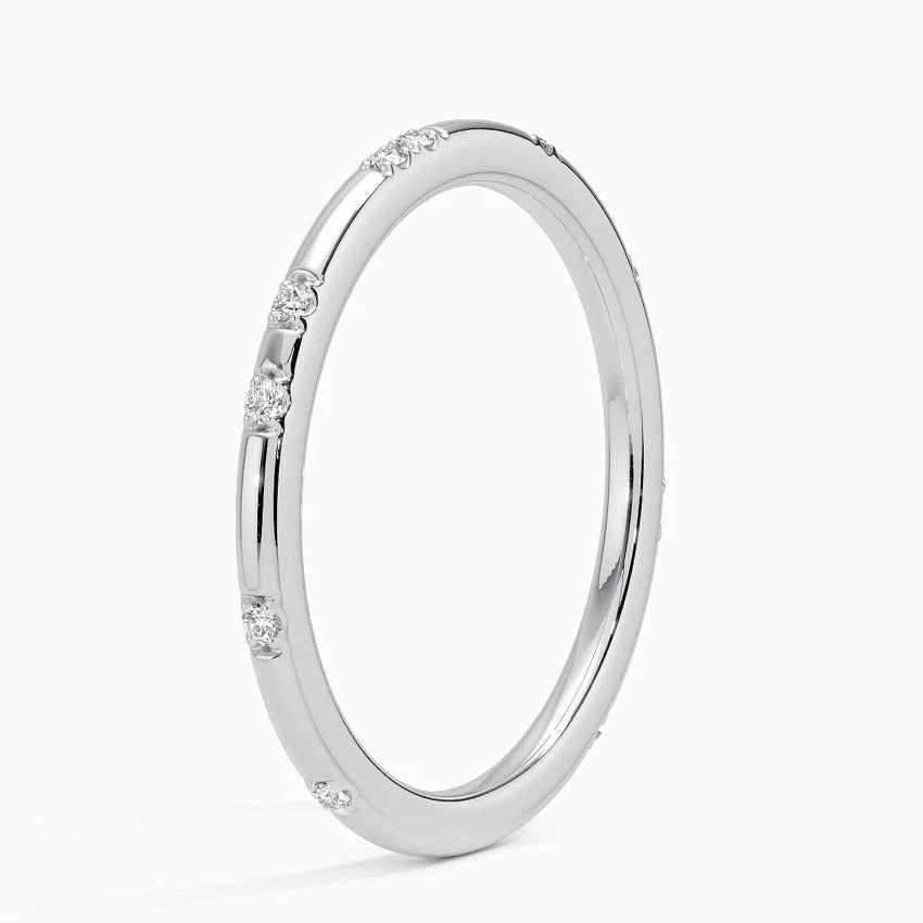 Whisper Dot Diamond Band 1.4mm