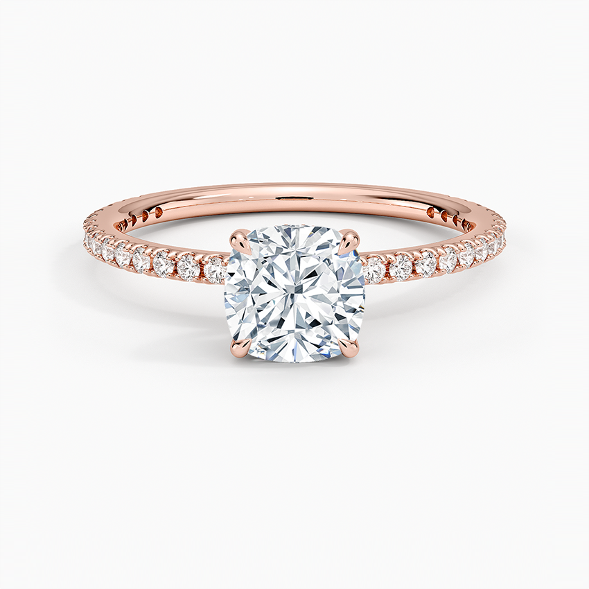 Secret Aura Halo Cushion 1ct Diamond