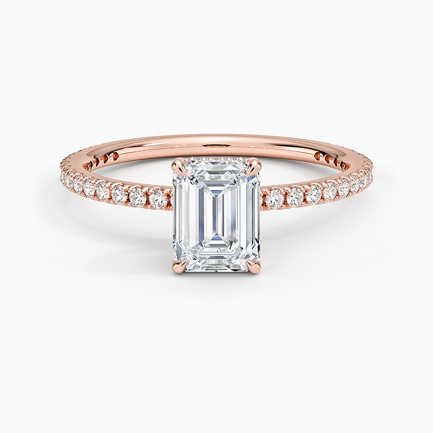 Secret Aura Halo Emerald 1ct Diamond