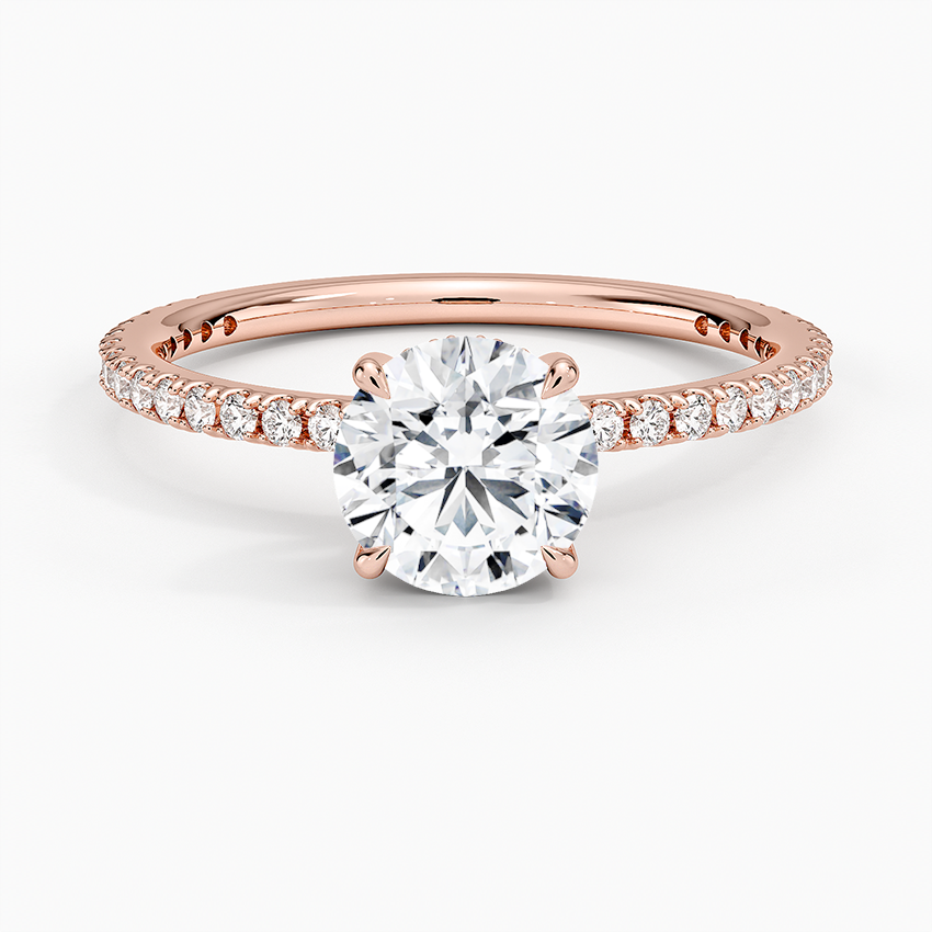 Secret Aura Halo Round 1ct Diamond