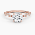 Secret Aura Halo Round 1ct Diamond