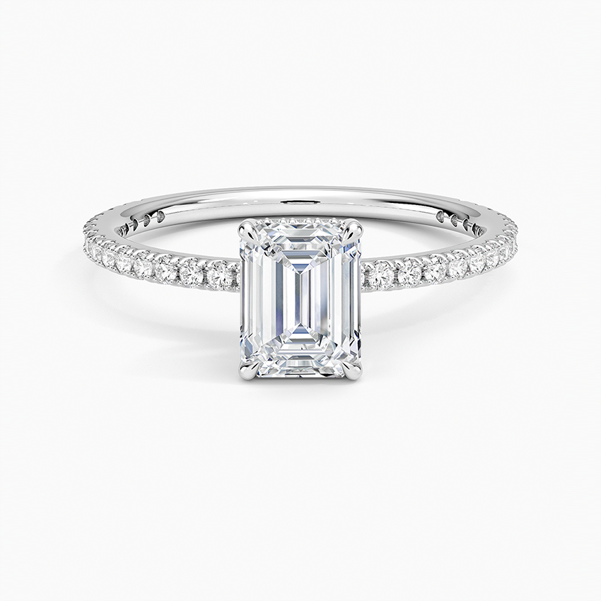 Secret Aura Halo Emerald 1ct Diamond