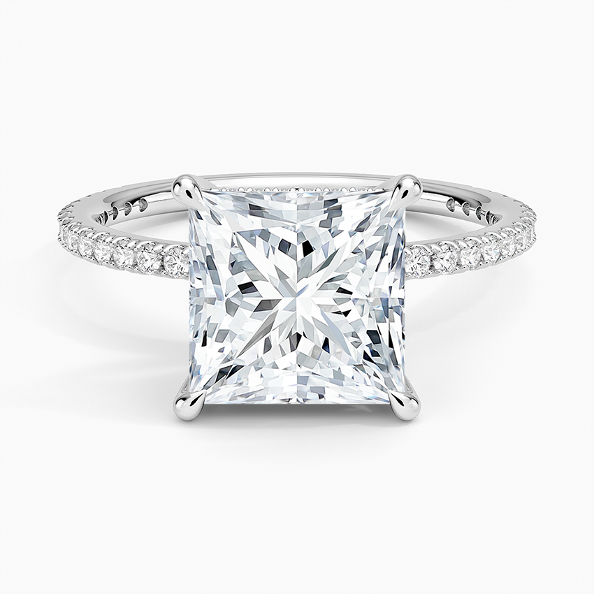 Secret Aura Halo Princess 3ct Diamond