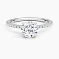Secret Aura Halo Round 1ct Diamond